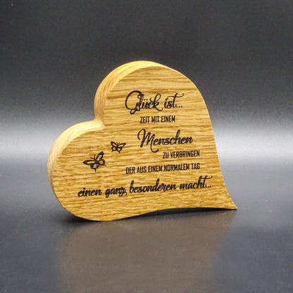 Herz mit Spruch
