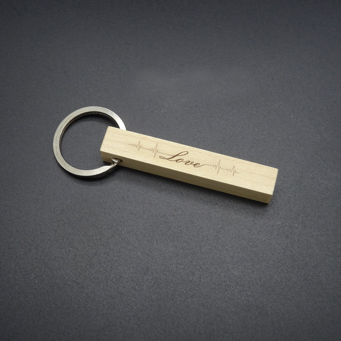 Personalisierter Schlüsselanhänger aus Holz Geschenk.