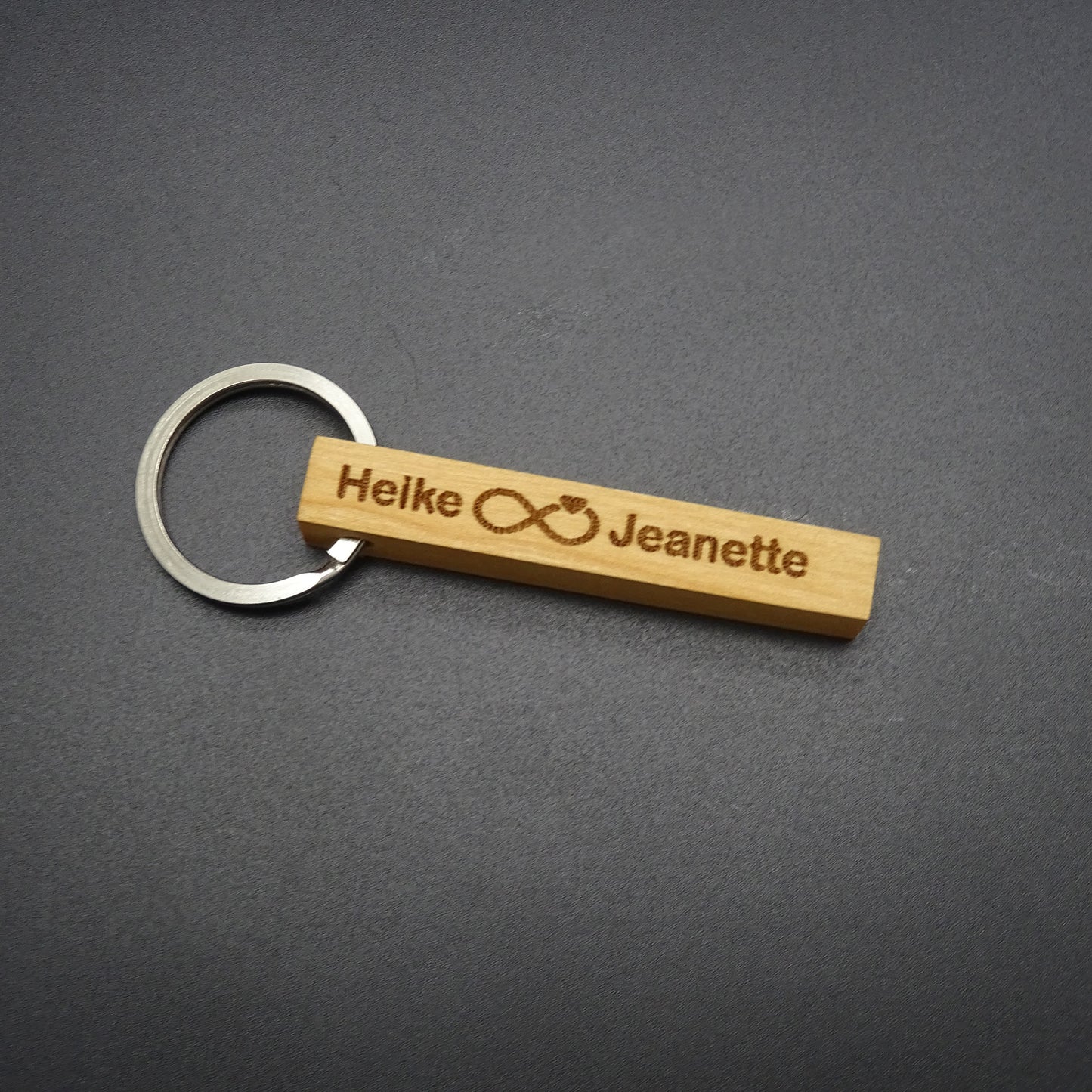Personalisierter Schlüsselanhänger aus Holz Geschenk.