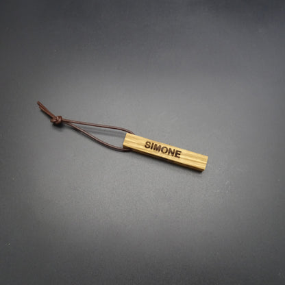 Personalisierter Schlüsselanhänger aus Holz Geschenk.