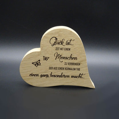 Herz mit Spruch