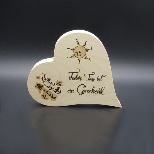 Herz jeder Tag ist ein Geschenk