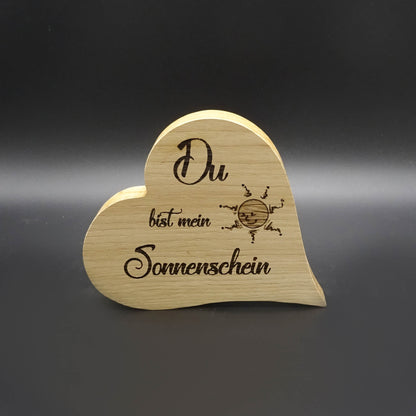Herz mit Spruch