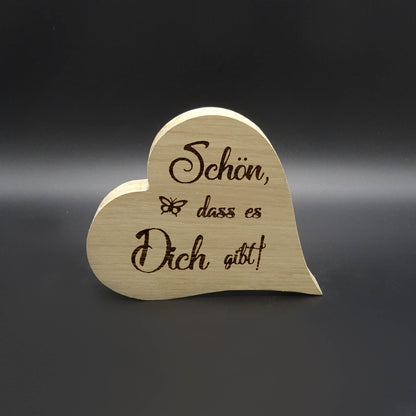 Herz mit Spruch
