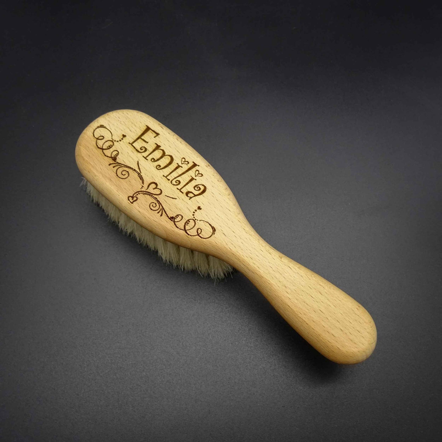 Baby Haarbürste personalisiert, Patenkind Geschenk, Taufgeschenk