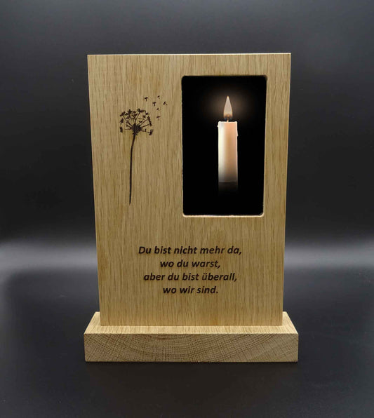 Trauerstehle für Bild personalisierbar