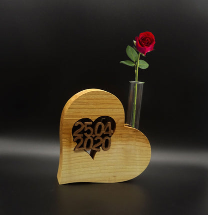 Herzvase-Save the Date